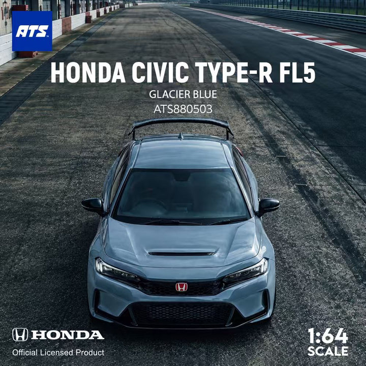 [Preorder] ATS Model 1:64 Honda Civic Type-R FL5 Glacier Blue ATS880503
