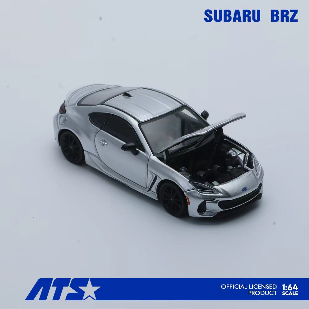 [Preorder] ATS Model 1:64 Subaru BRZ Silver ATS880404
