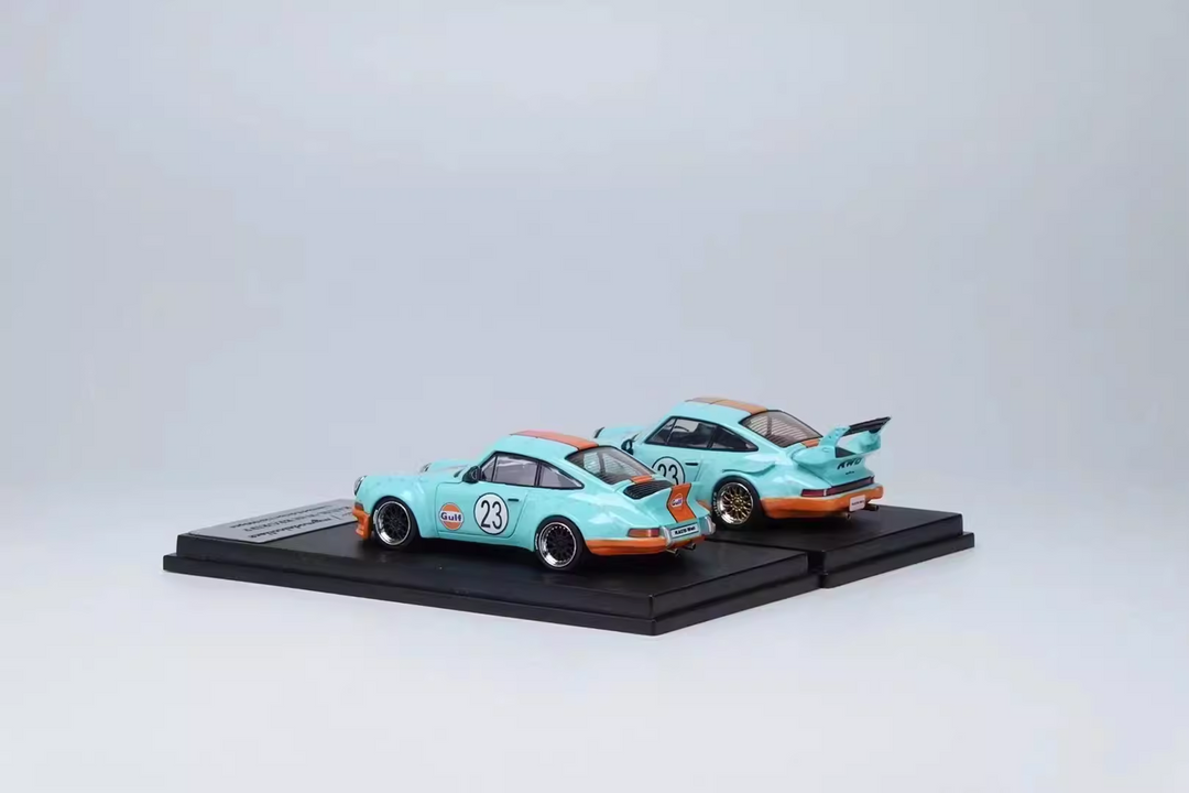 [Preorder] Model Collect 1:64 Porsche Rauh-Welt RWB930 Ducktail - Gulf (2 Versions)