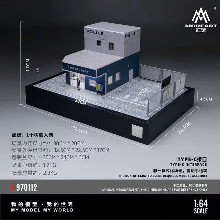 [Preorder] MoreArt 1:64 The Japanese Police Department - Upgraded Version MO970112