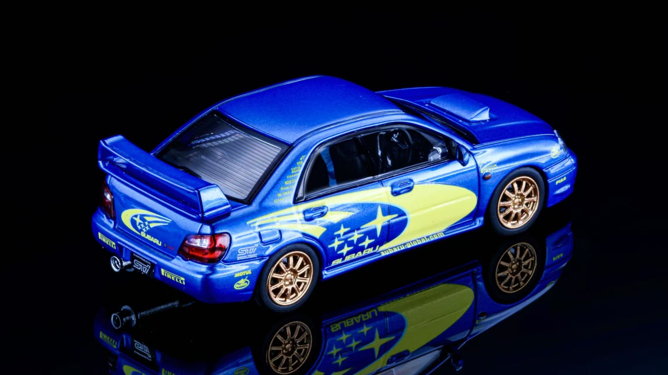 1/64 Furuya スバル インプレッサWRX STI 2台 Furuya 1:64 SUBARU impreza wrx sti 8 Rally Blue (2 Versions