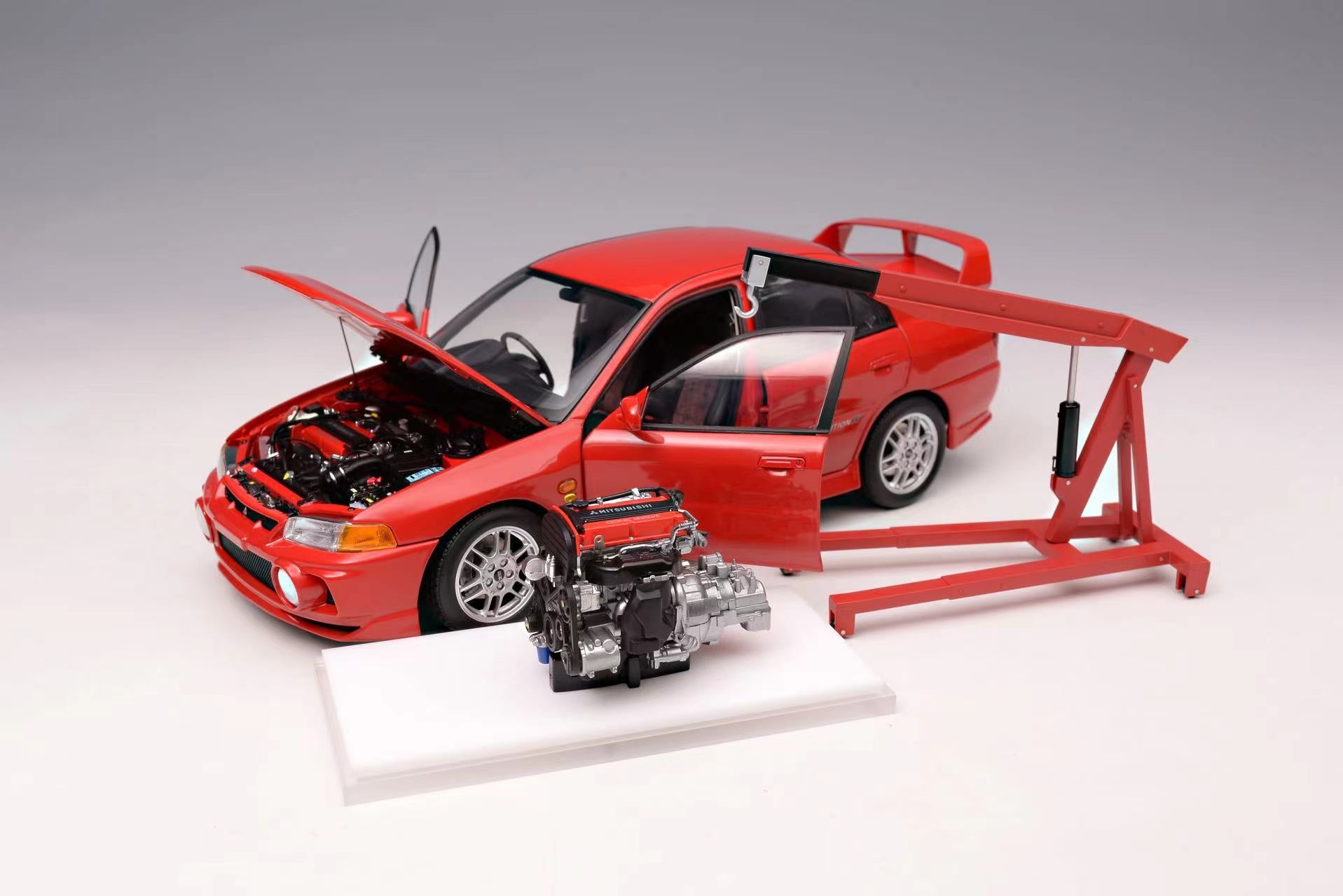 ミニカー 1/18 Mitsubishi Lancer Evolution X Mitsubishi Lancer Evolution X, Silver 1:18 Diecast Model Car