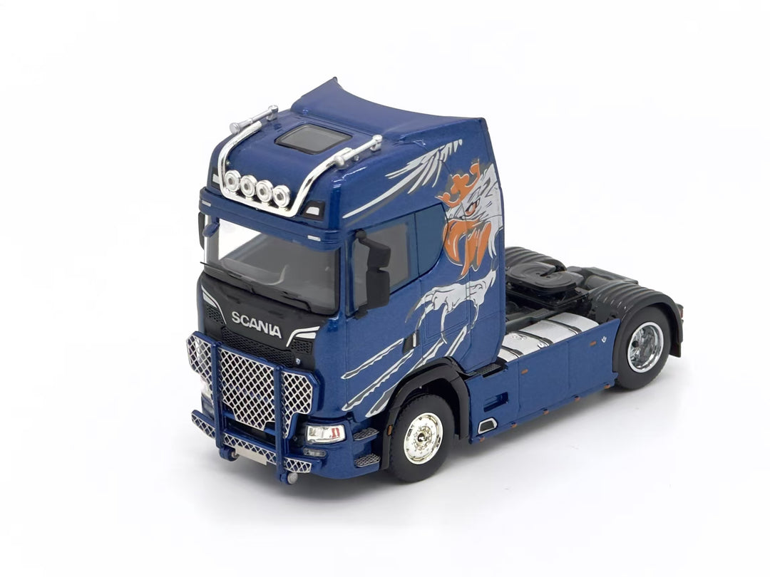 [Preorder] Sonic Gear 1:64 Scania 730S Container Telescopic Keel Trailer Set (4 Versions)