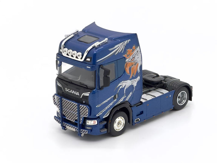 [Preorder] Sonic Gear 1:64 Scania 730S Container Telescopic Keel Trailer Set (4 Versions)