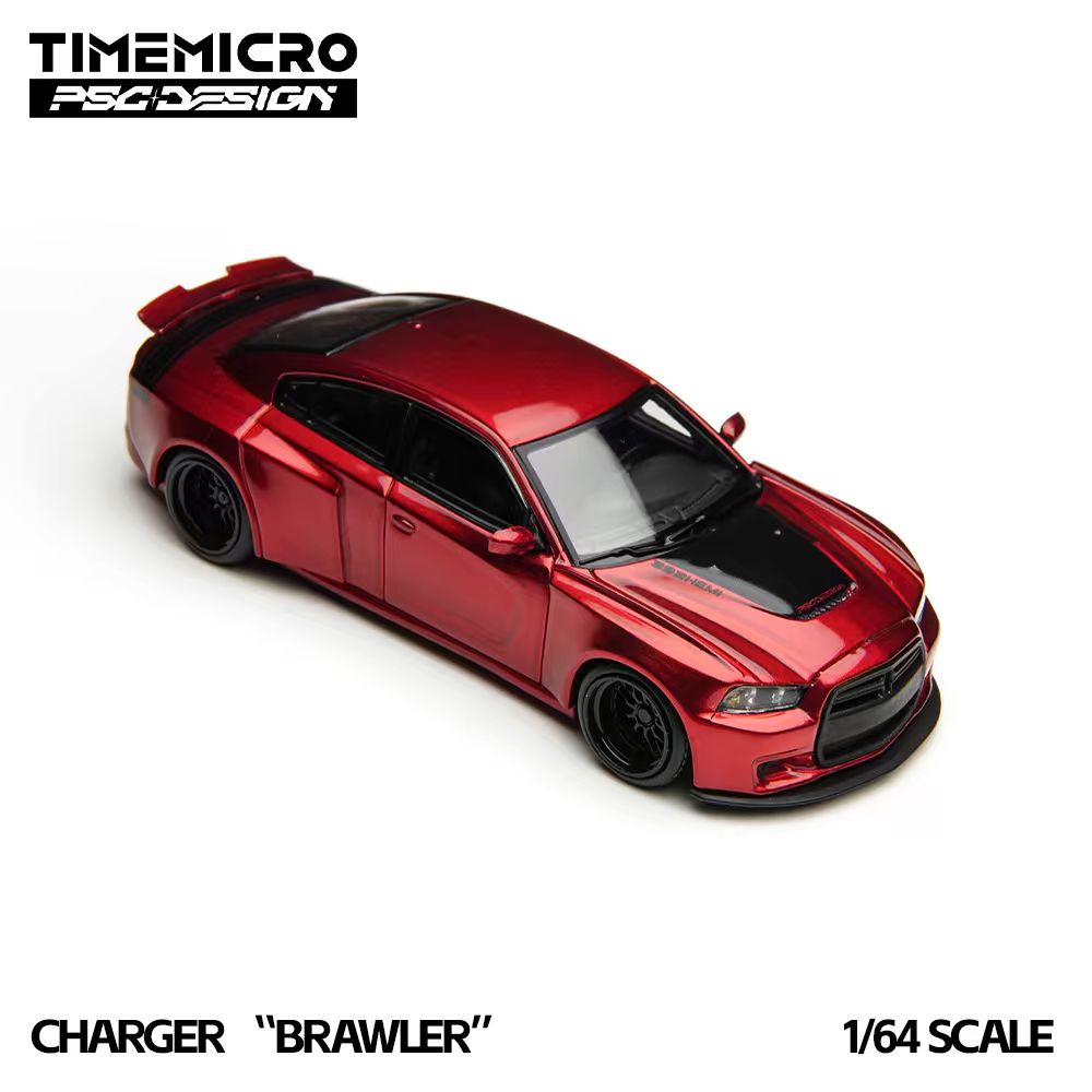 [Preorder] TimeMicro × PSC DESIGN 1:64 Charger "Brawler" Red TM648204