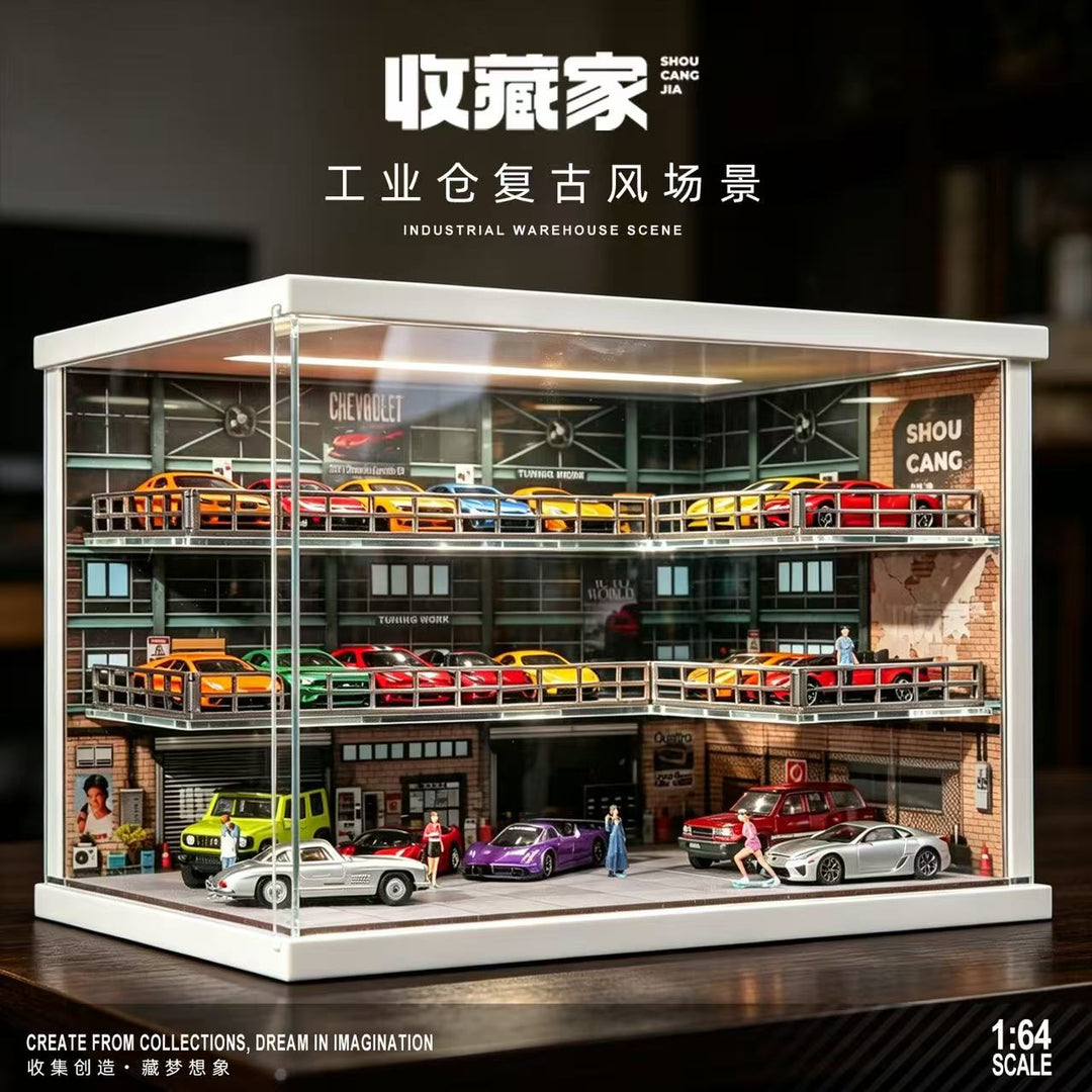 [Preorder] SHOU CANG JIA 1:64 INDUSTRIAL WAREHOUSE SCENE SCJ-82076