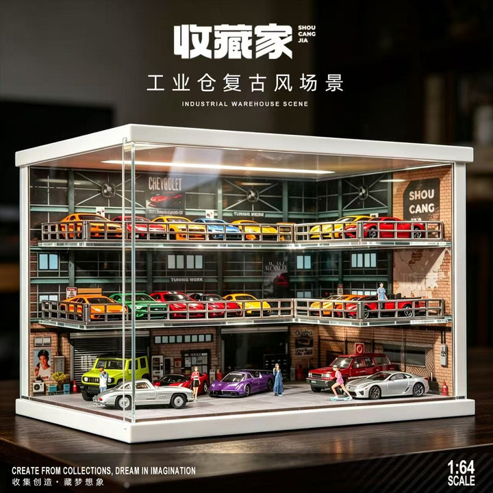 [Preorder] SHOU CANG JIA 1:64 INDUSTRIAL WAREHOUSE SCENE SCJ-82076