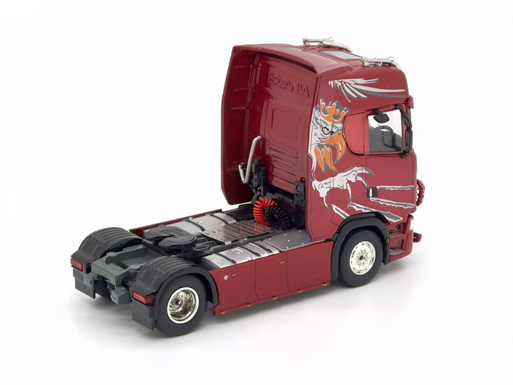 [Preorder] Sonic Gear 1:64 Scania 730S Container Telescopic Keel Trailer Set (4 Versions)