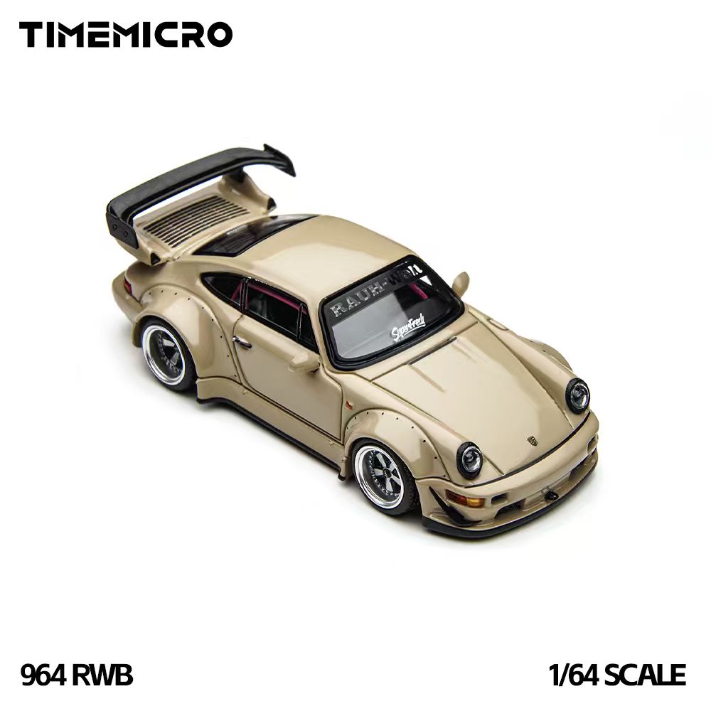 [Preorder] TimeMicro 1:64 Porsche RWB 964 Beige TM648501/PJ046 (2 Versions)
