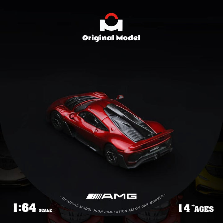 [Preorder] Original Model 1:64 Mercedes Benz AMG one - Metallic Red OM646413