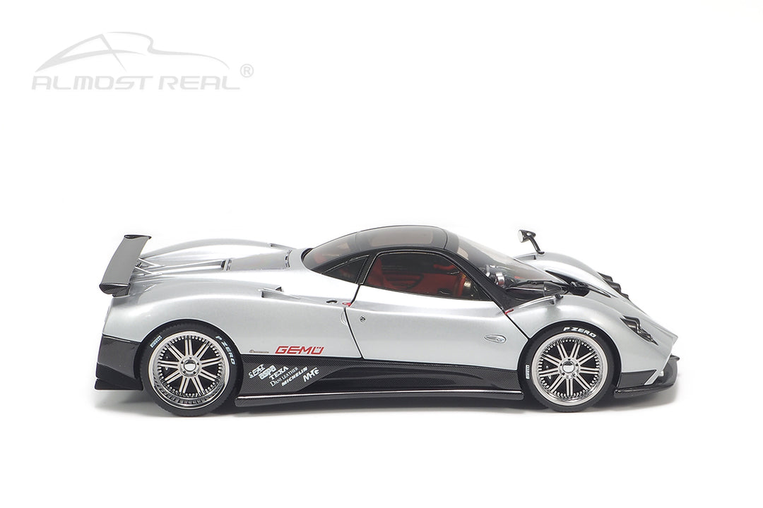 [Preorder] Almost Real 1:18 Pagani Zonda F - 2005 - Grigio Mercurio 850401001