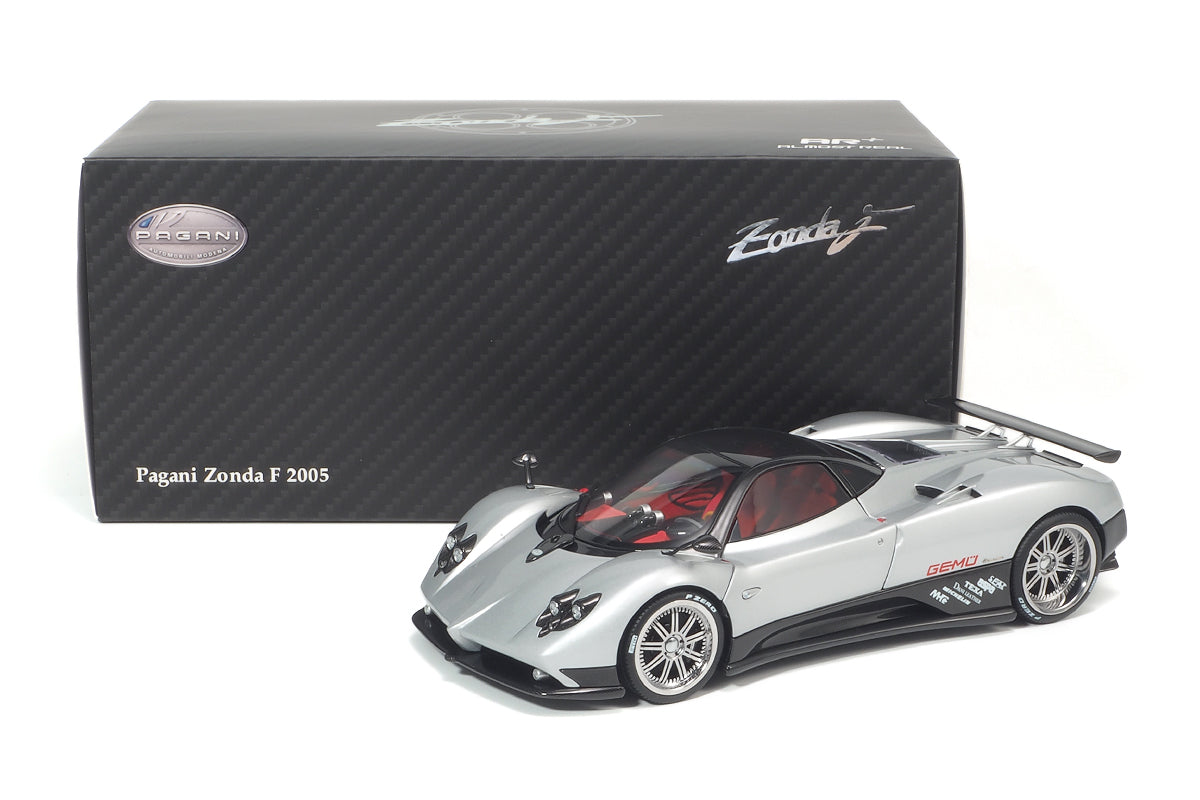 Preorder] Almost Real 1:18 Pagani Zonda F - 2005 - Grigio Mercurio