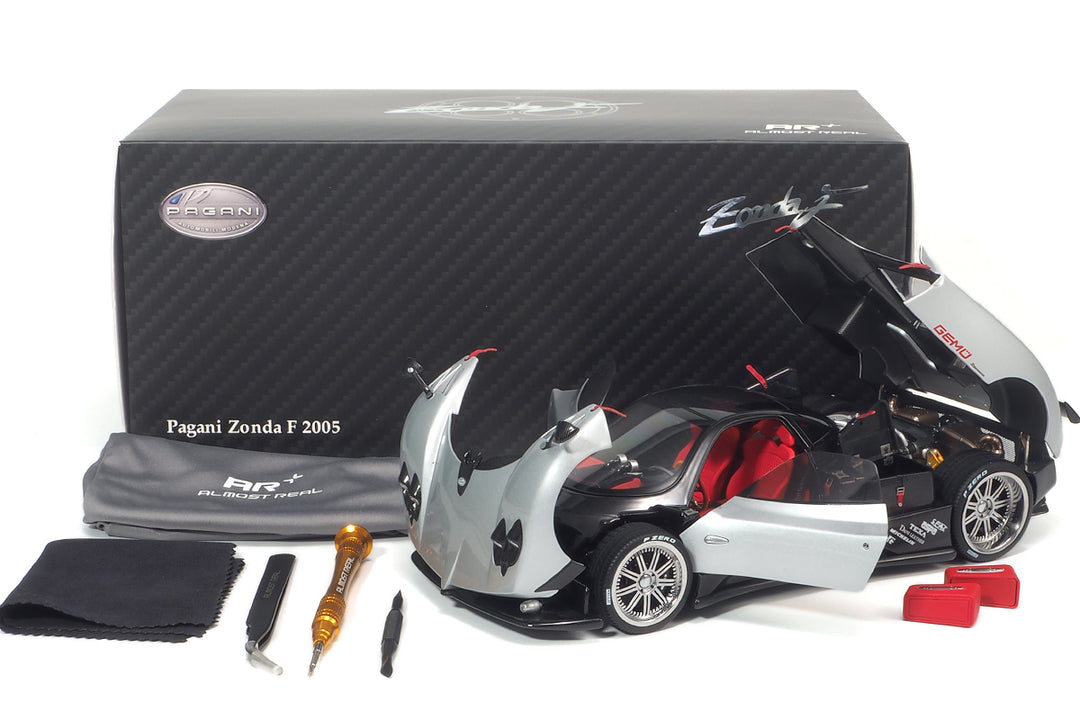 [Preorder] Almost Real 1:18 Pagani Zonda F - 2005 - Grigio Mercurio 850401001