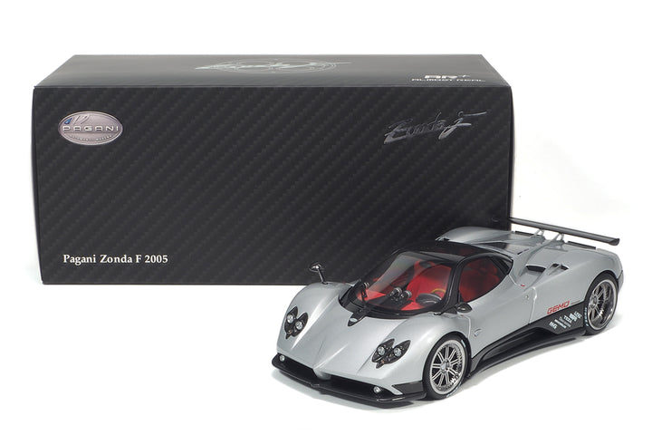 [Preorder] Almost Real 1:18 Pagani Zonda F - 2005 - Grigio Mercurio 850401001
