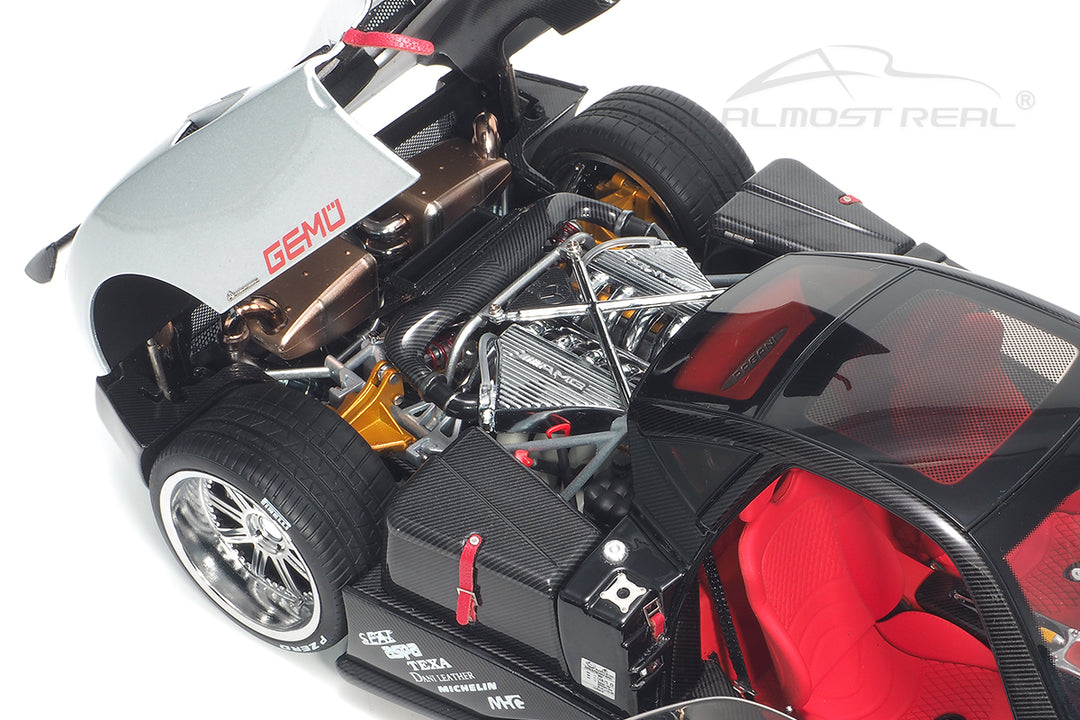 [Preorder] Almost Real 1:18 Pagani Zonda F - 2005 - Grigio Mercurio 850401001
