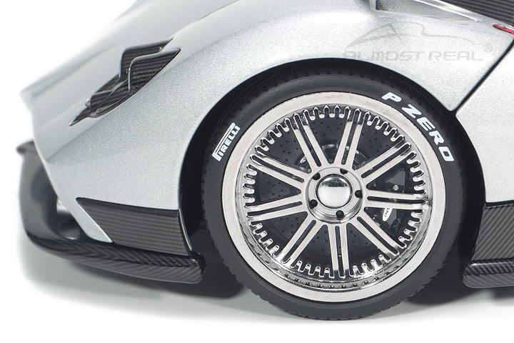 [Preorder] Almost Real 1:18 Pagani Zonda F - 2005 - Grigio Mercurio 850401001