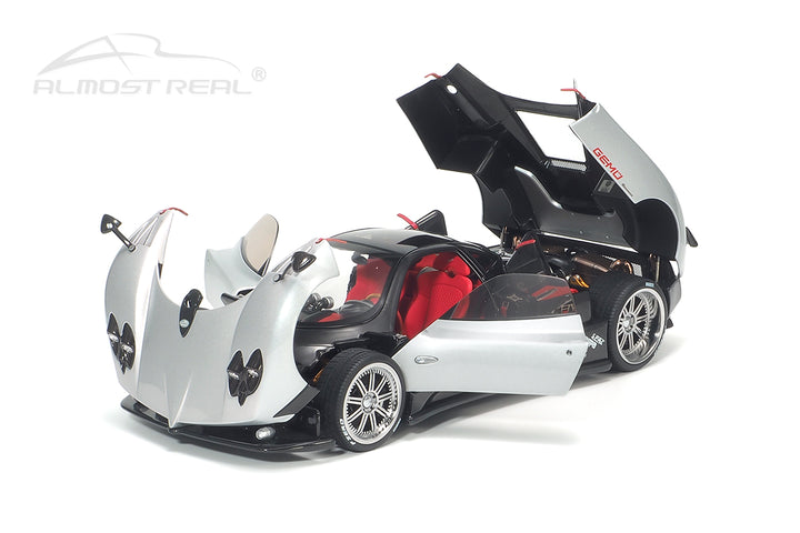 [Preorder] Almost Real 1:18 Pagani Zonda F - 2005 - Grigio Mercurio 850401001