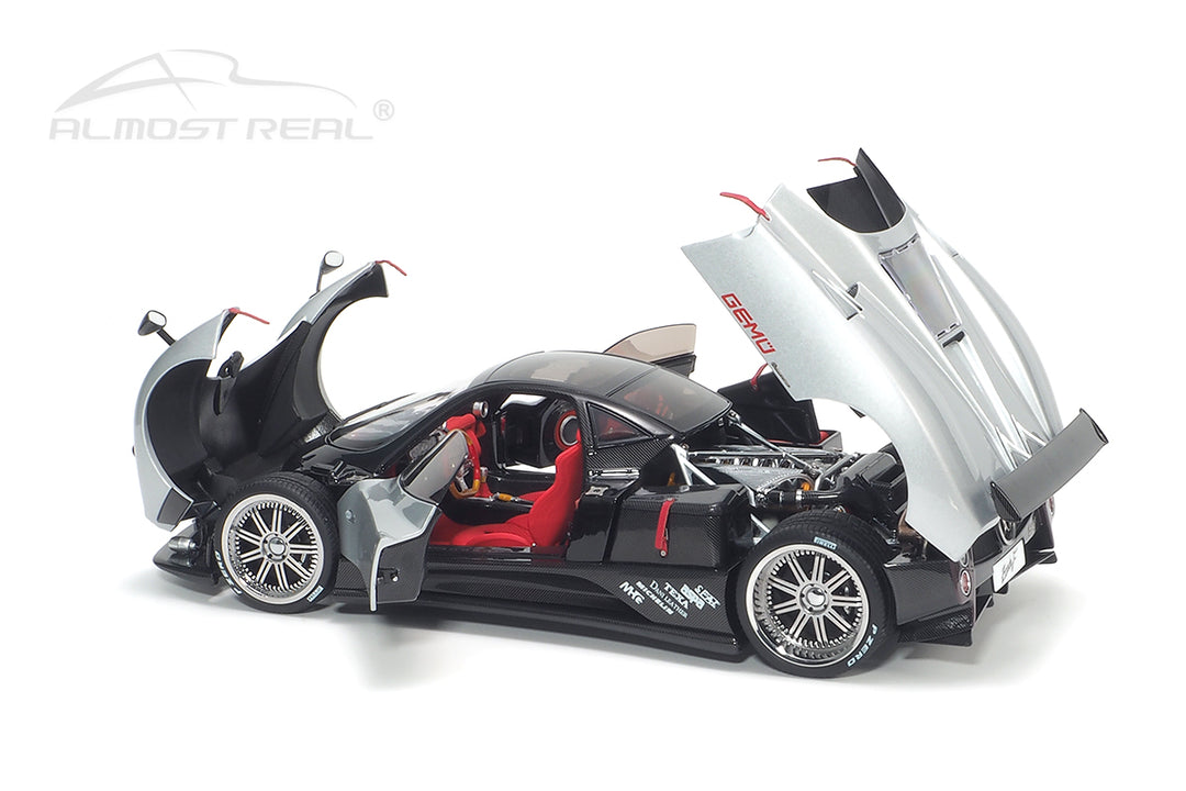 [Preorder] Almost Real 1:18 Pagani Zonda F - 2005 - Grigio Mercurio 850401001