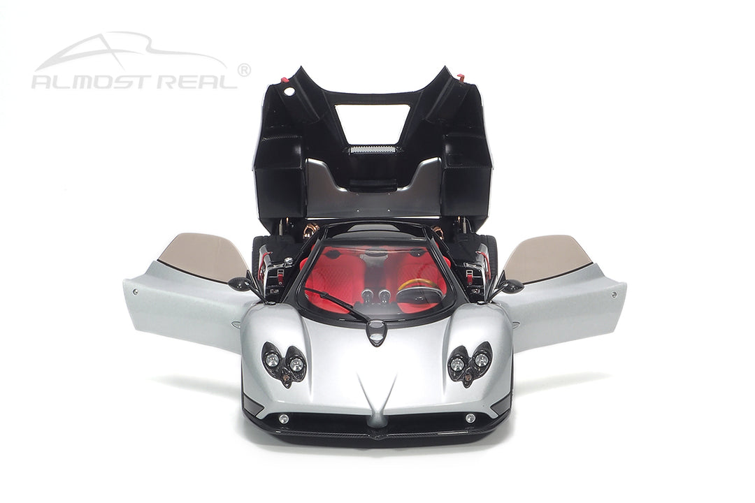 [Preorder] Almost Real 1:18 Pagani Zonda F - 2005 - Grigio Mercurio 850401001