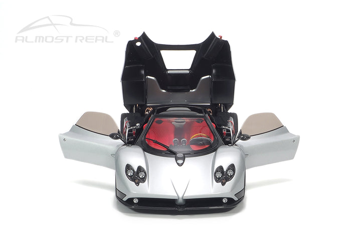 [Preorder] Almost Real 1:18 Pagani Zonda F - 2005 - Grigio Mercurio 850401001