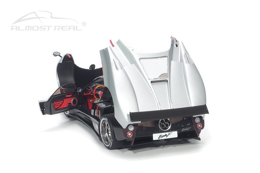[Preorder] Almost Real 1:18 Pagani Zonda F - 2005 - Grigio Mercurio 850401001