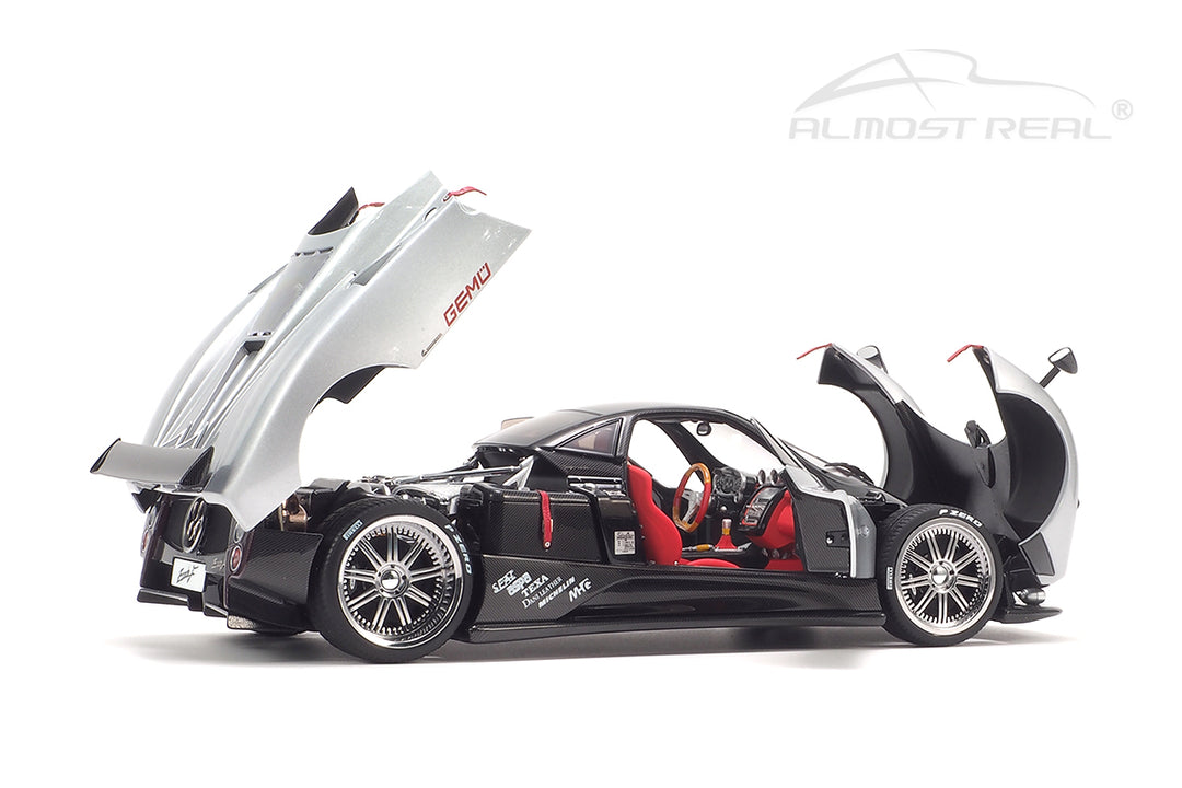 [Preorder] Almost Real 1:18 Pagani Zonda F - 2005 - Grigio Mercurio 850401001