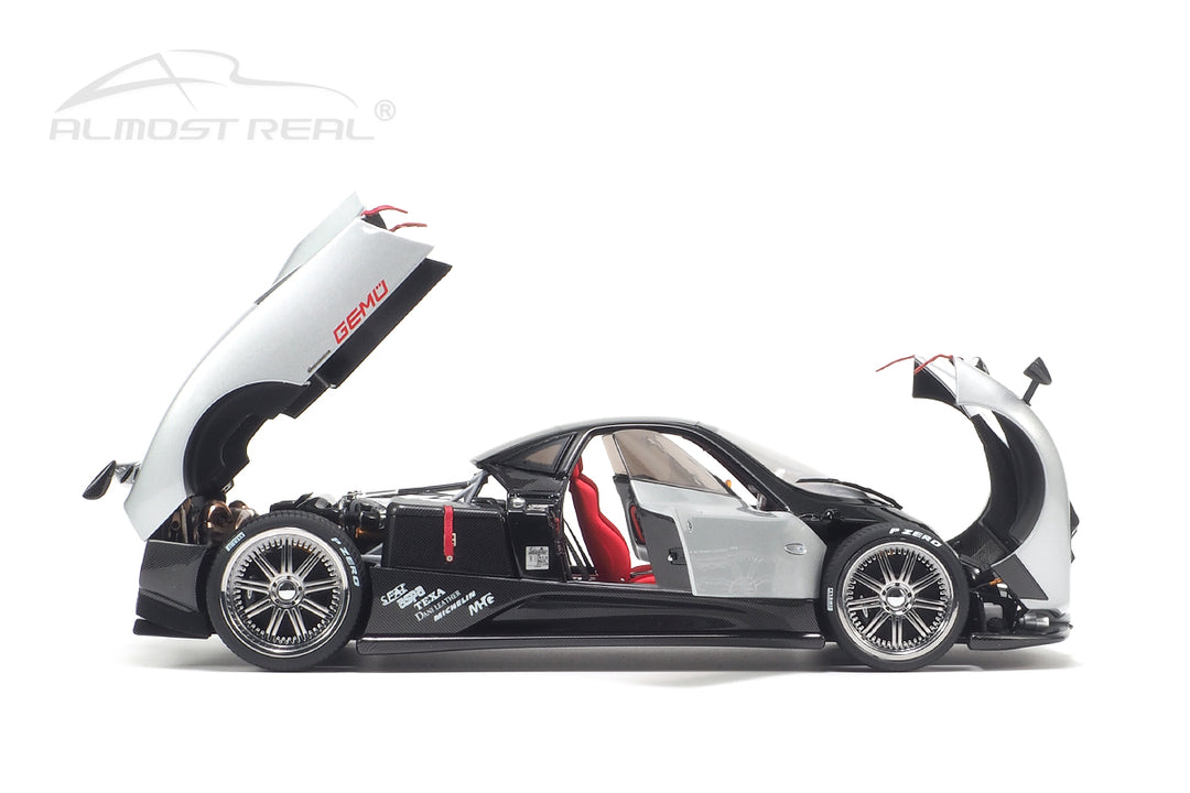 [Preorder] Almost Real 1:18 Pagani Zonda F - 2005 - Grigio Mercurio 850401001