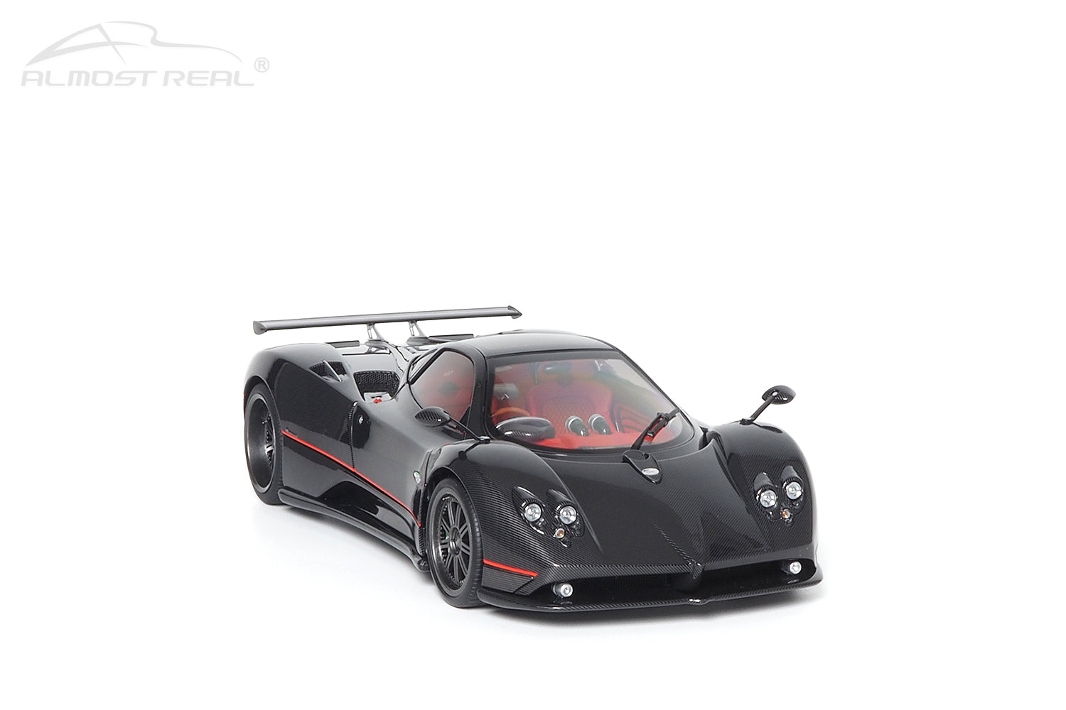 Almost Real 1:18 Pagani Zonda F - 2005 - Gloss Carbon Black