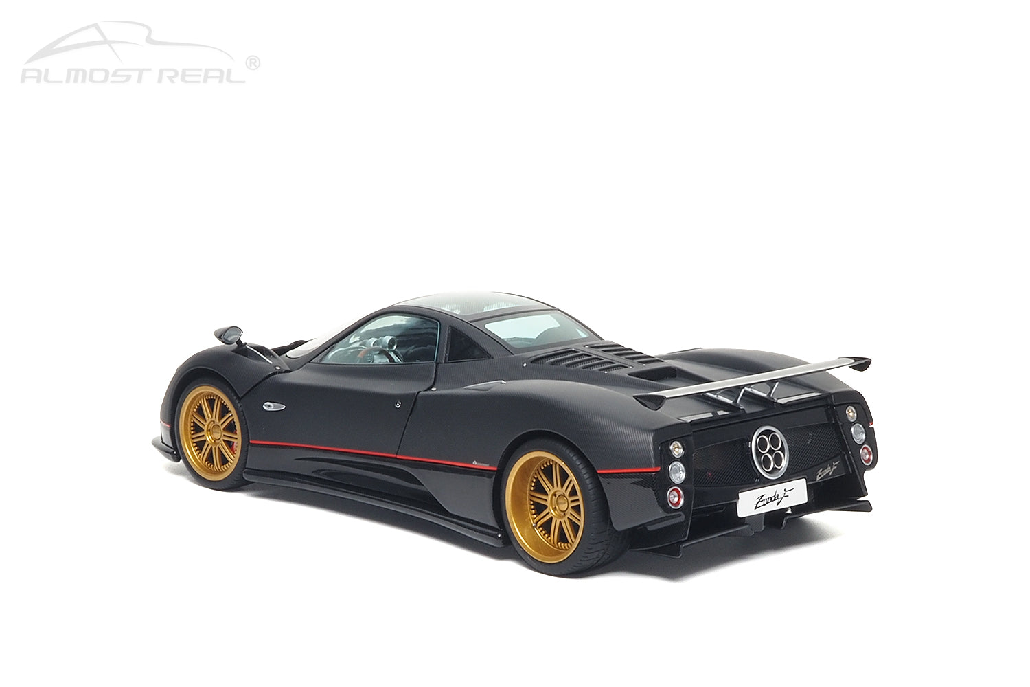 Preorder] Almost Real 1:18 Pagani Zonda F - 2005 - Matt Carbon