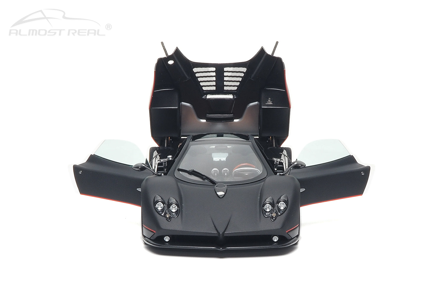 Preorder] Almost Real 1:18 Pagani Zonda F - 2005 - Matt Carbon
