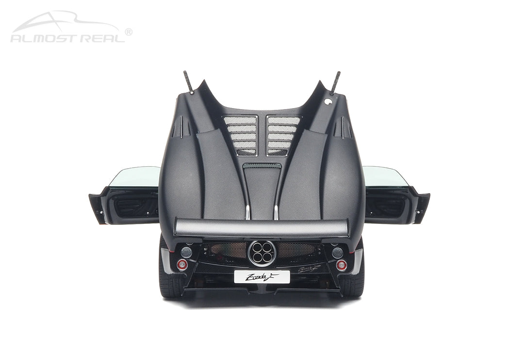 [Preorder] Almost Real 1:18 Pagani Zonda F - 2005 - Matt Carbon Black with Red Stripe 850411001