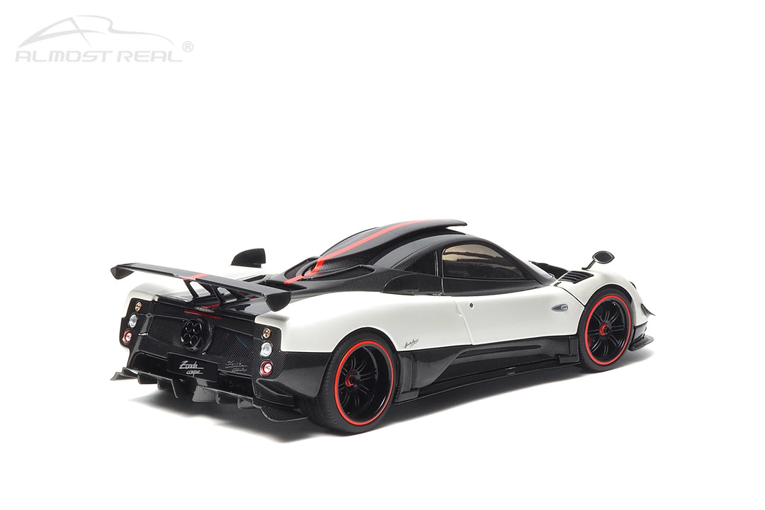 [Preorder] Almost Real 1:18 Pagani Zonda Cinque Coupe - 2009 - Bianco Benny RHD