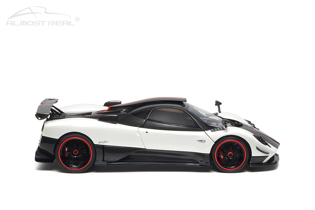 [Preorder] Almost Real 1:18 Pagani Zonda Cinque Coupe - 2009 - Bianco Benny RHD