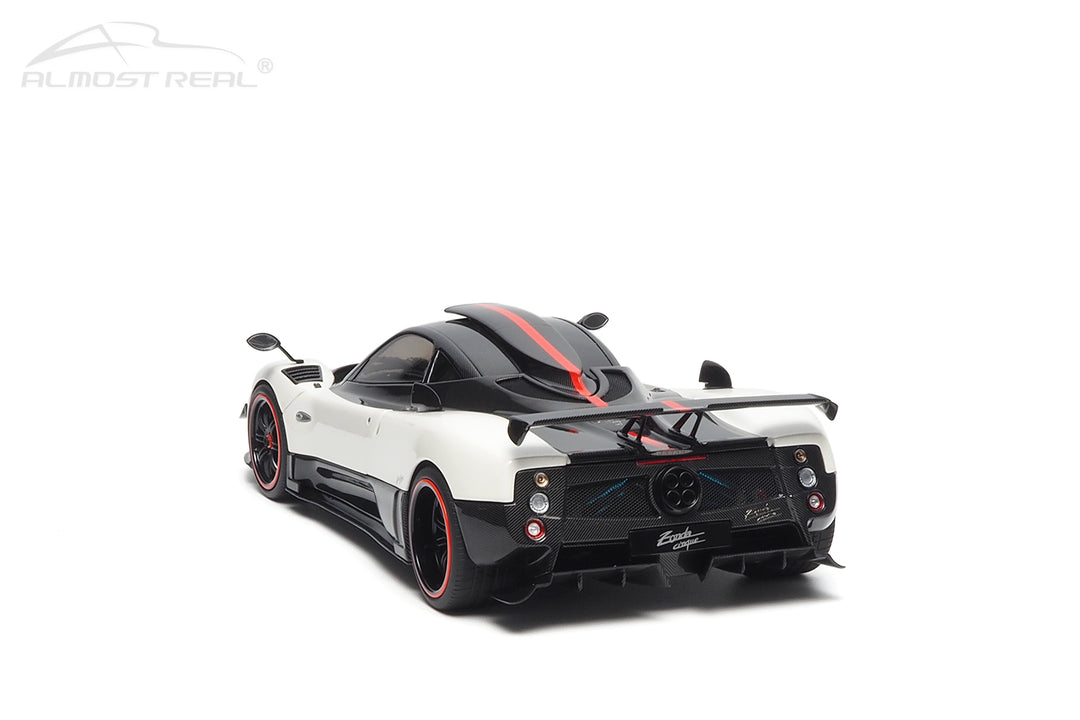 [Preorder] Almost Real 1:18 Pagani Zonda Cinque Coupe - 2009 - Bianco Benny RHD