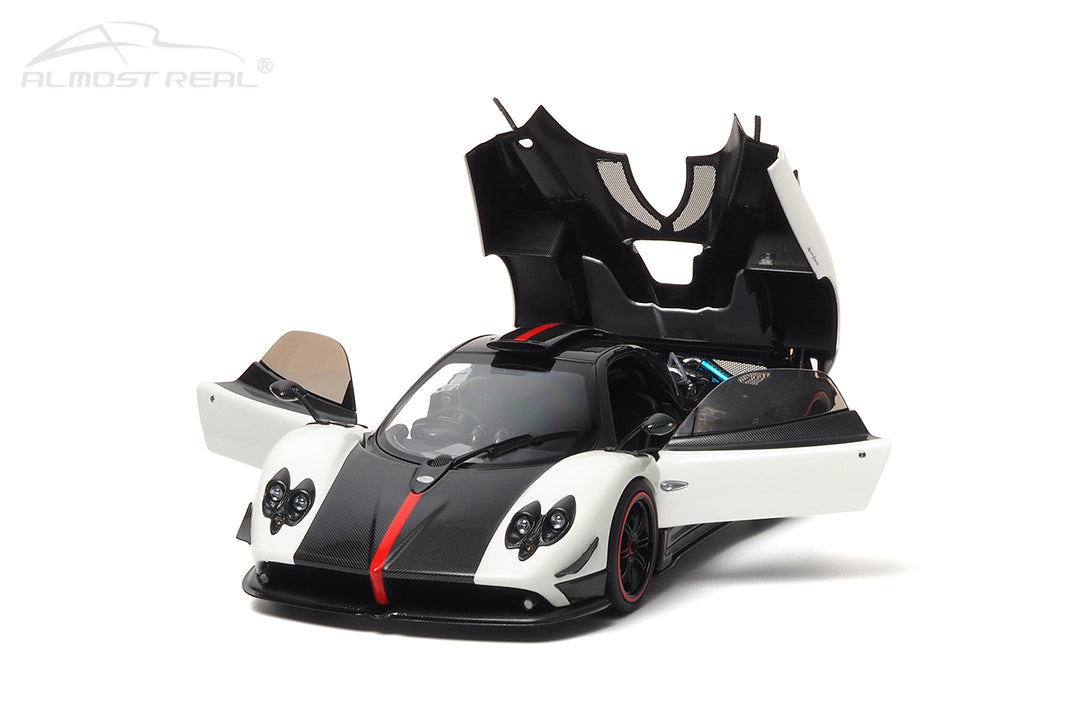 [Preorder] Almost Real 1:18 Pagani Zonda Cinque Coupe - 2009 - Bianco Benny RHD