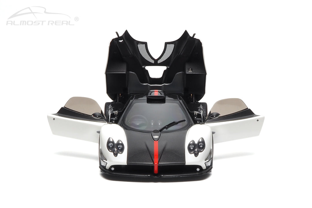 [Preorder] Almost Real 1:18 Pagani Zonda Cinque Coupe - 2009 - Bianco Benny RHD