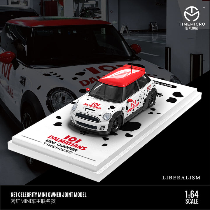 [Preorder] TimeMicro 1:64 BMW MINI COOPER IOI DALMATIANS Livery