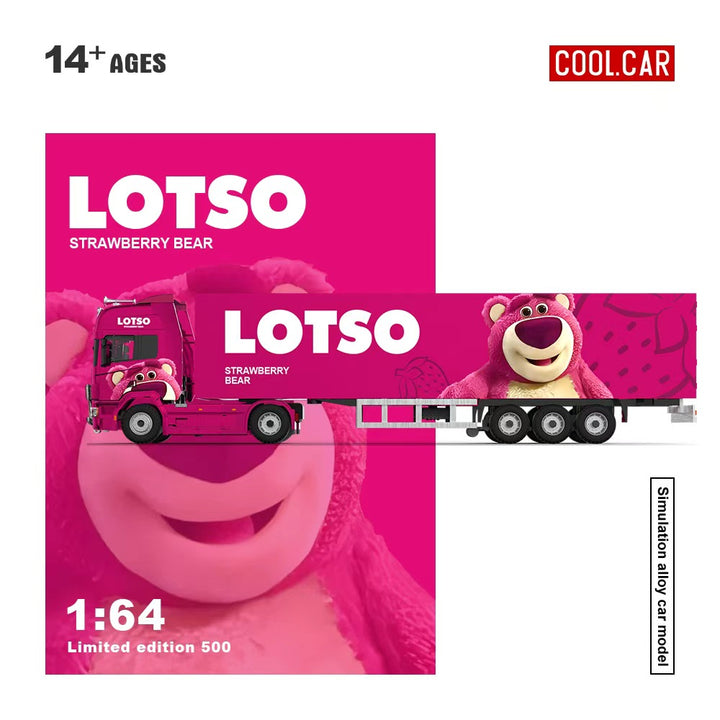 [Preorder] Cool Car 1:64 Scania Container Truck Lotso Livery CC644024