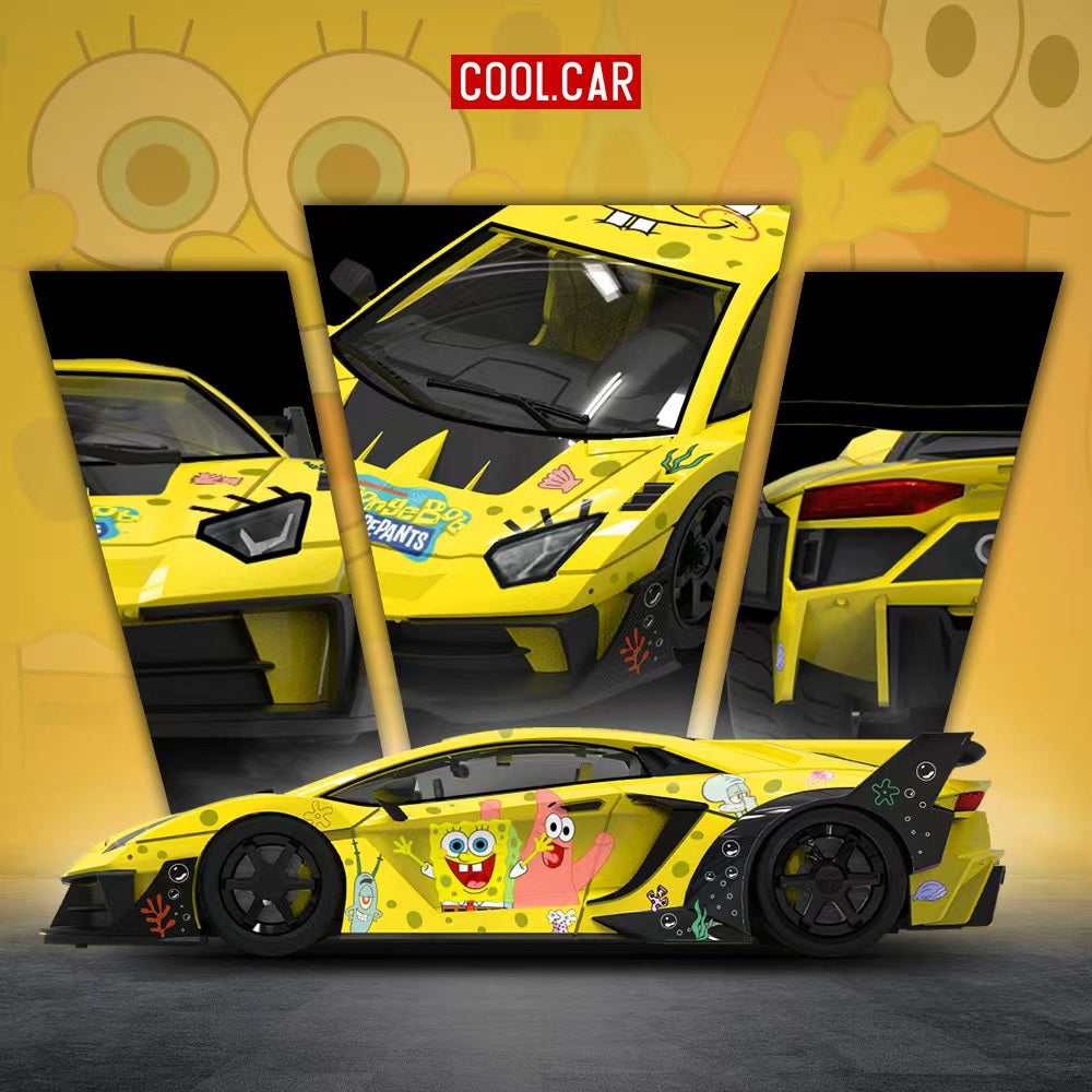 [Preorder] Cool Car 1:64 Lamborghini GTEVO SpongeBob SquarePants CC643836