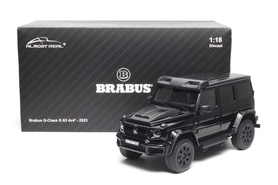 Almost Real 1:18 Mercedes-Benz Brabus G-Class G63 4x4² - 2023 - Obsidian Black