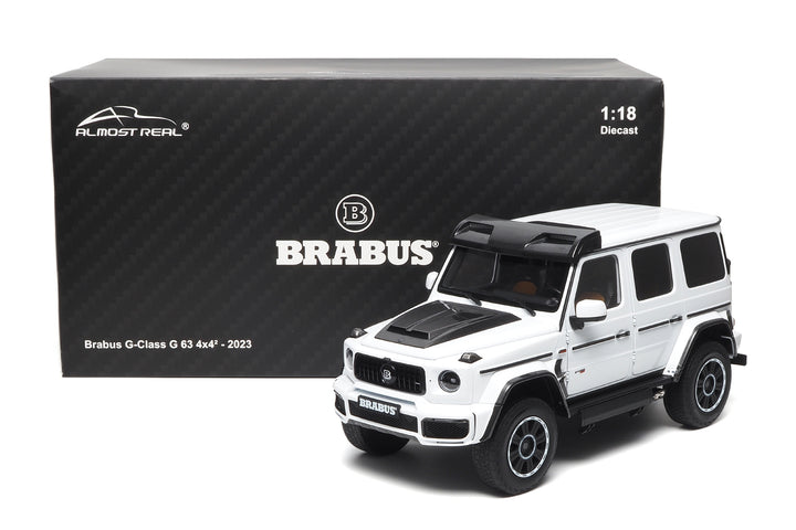 [Preorder] Almost Real 1:18 Brabus G-Class G 63 4x4² - 2023 - Diamond White