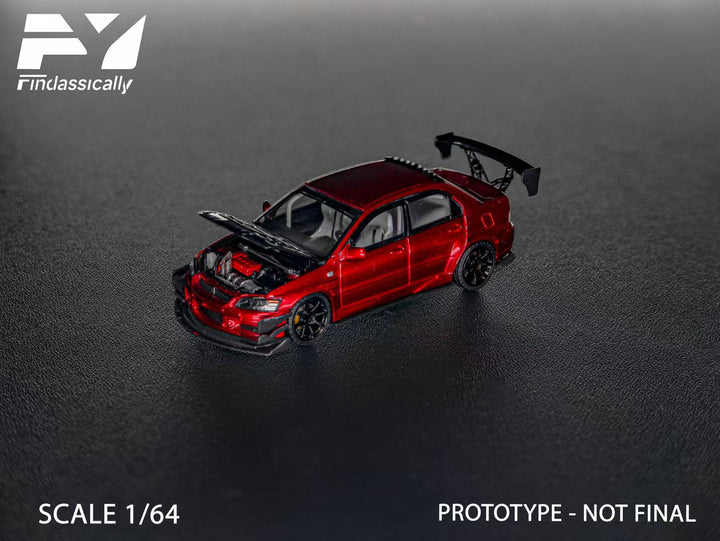 [Preorder] Findclassically 1:64 Mitsubishi 9th Generation Modified - Red (6 Versions)