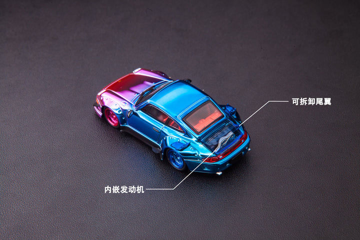 [Preorder] TPC 1:64 Porsche RWB993 Chrome Candy Color