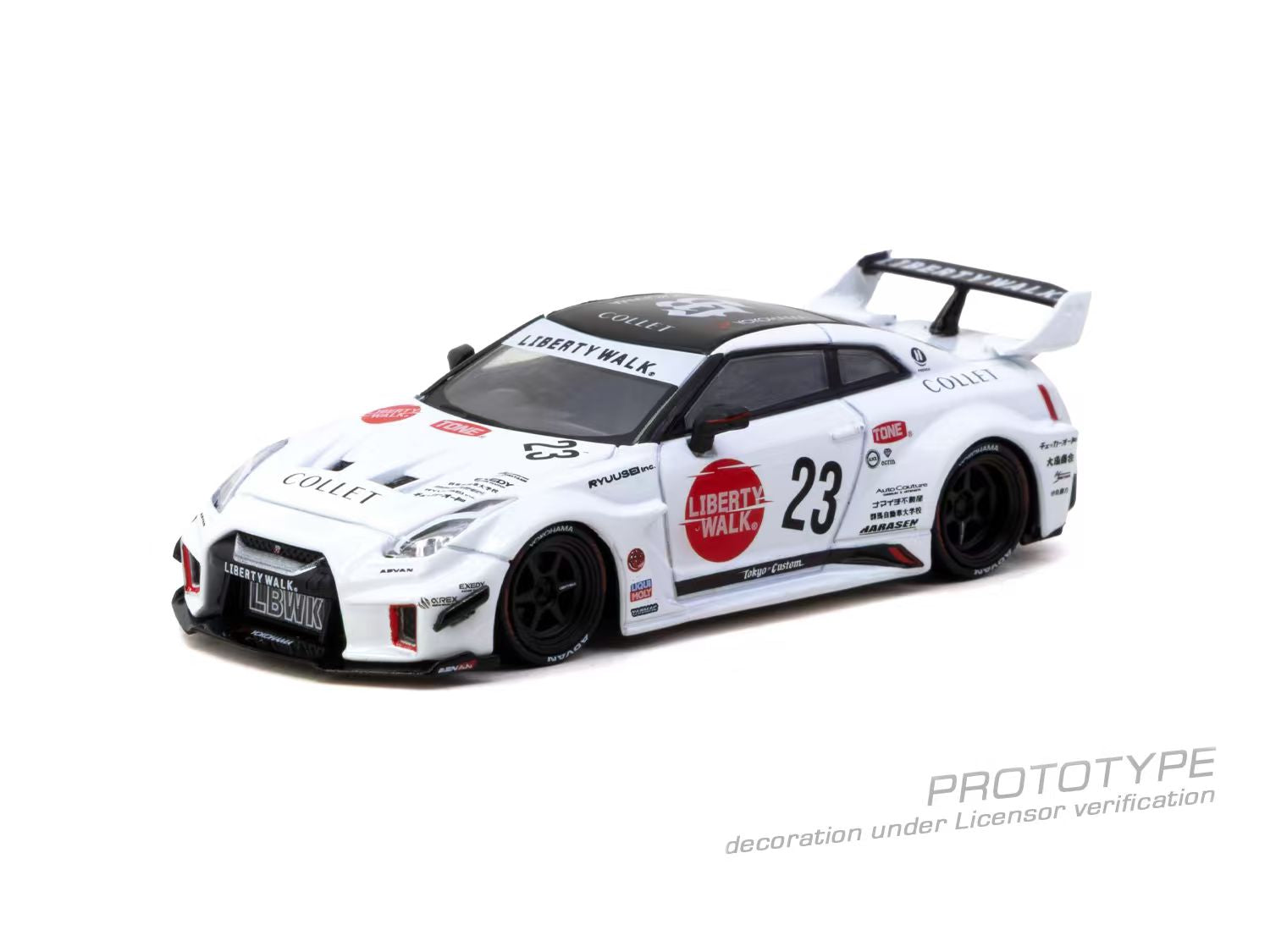 1/64 IG LB WORKS 35GT-RR ”パールホワイト“ Preorder] Tarmac Works 1:64 LB-Silhouette WORKS GT NISSAN 35GT-RR