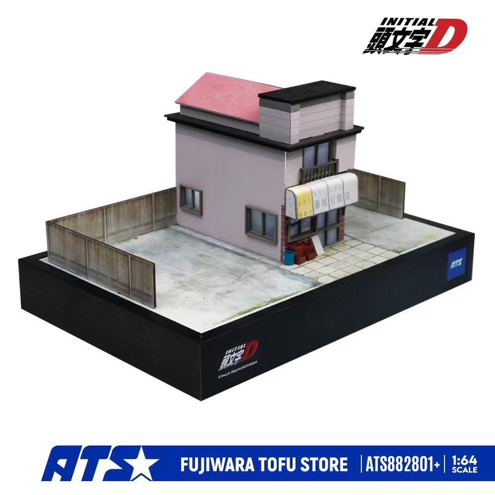[Preorder] ATS 1:64 INITIAL D MANGA VERSION FUJIWARA TOFU SHOP DIORAMA ATS882801 (2 Verisons)