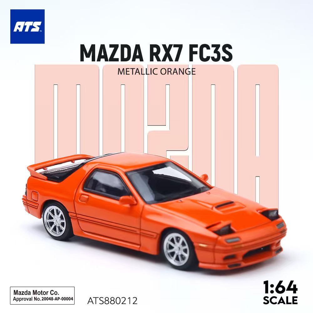 [Preorder] ATS Model 1:64 Mazda RX-7 FC3S (2 Colours) ATS880211/ ATS880212