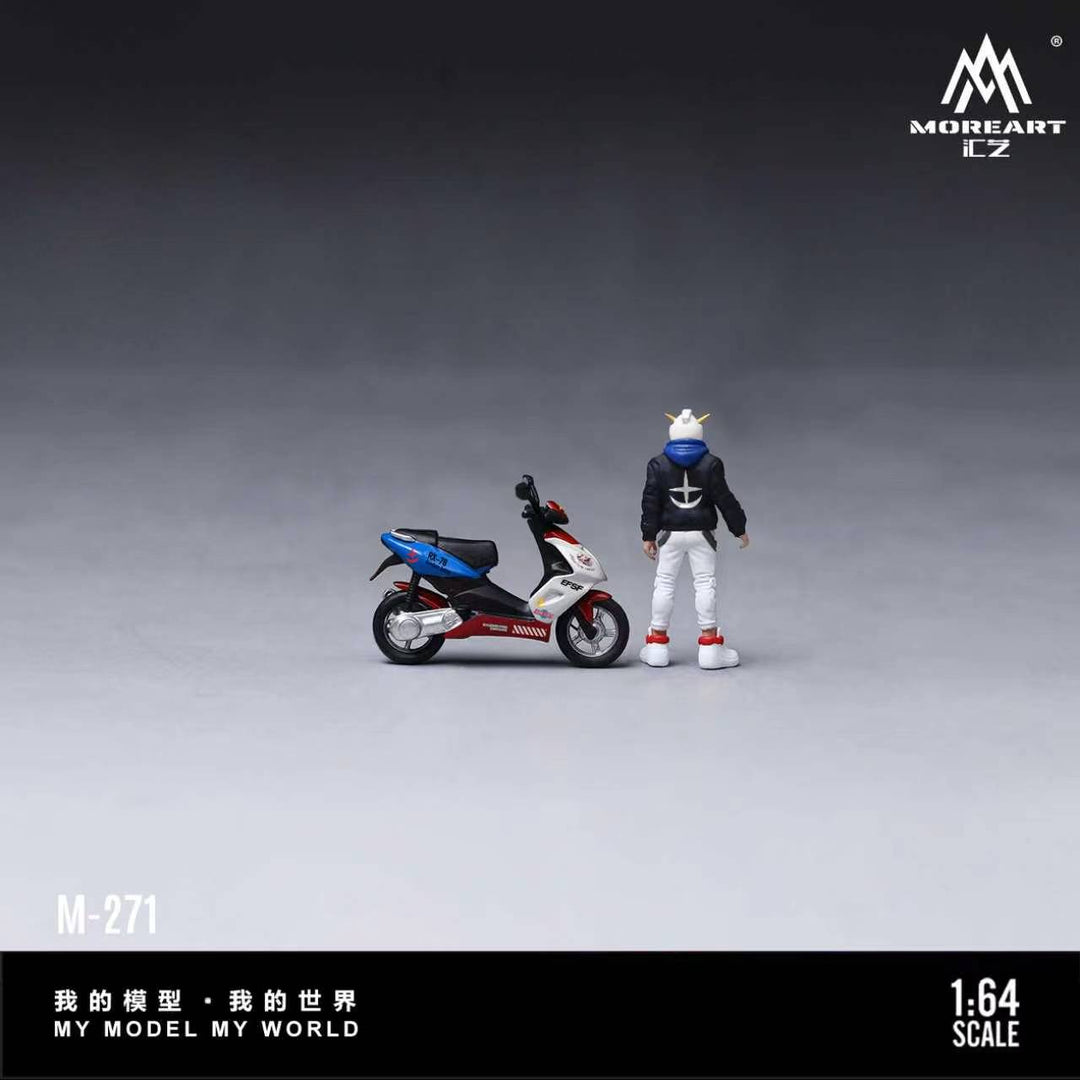 [Preorder] MoreArt 1:64 GUNDAM-THEMED MOTORCYCLE AND FIGURE SET MO222271