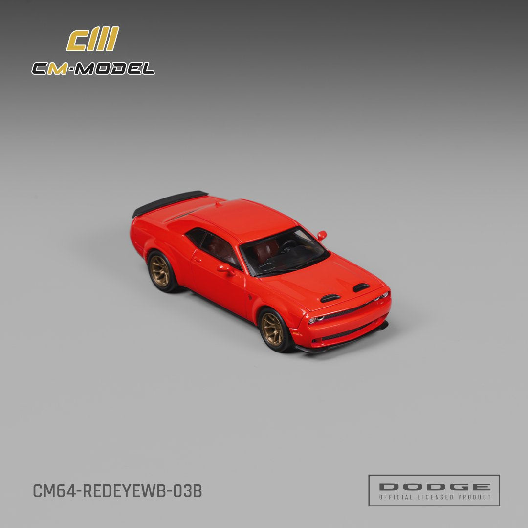 [Preorder] CM Model 1:64 Dodge Challenger SRT Hellcat Redeye Widebody Torred Clearcoat CM64-REDEYEWB-03B