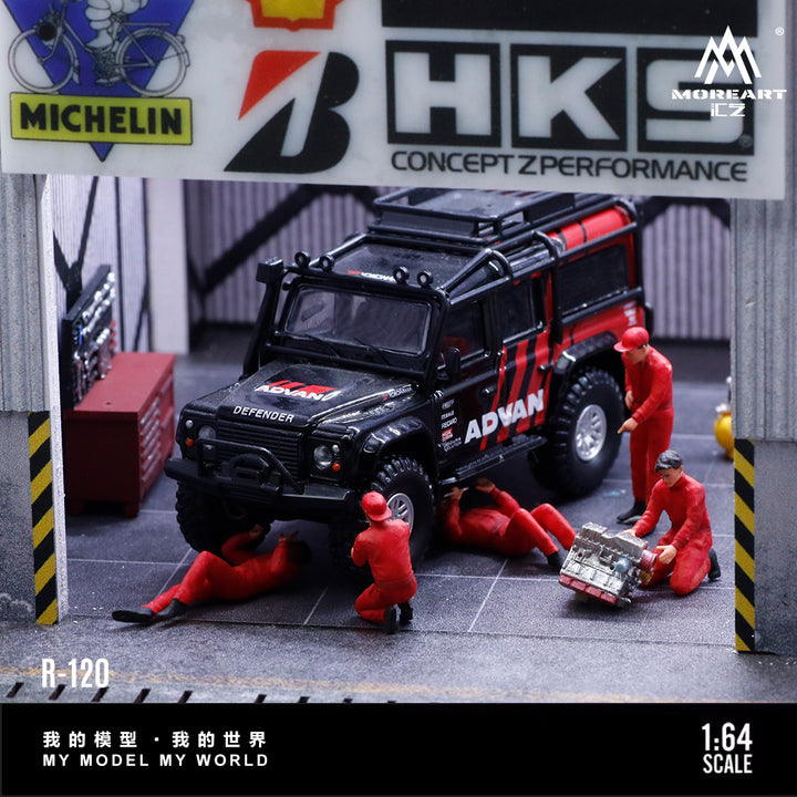 [Preorder] MoreArt 1:64 TEAM EVENT MAINTENANCE PERSONNEL C UNIFORM MO223120
