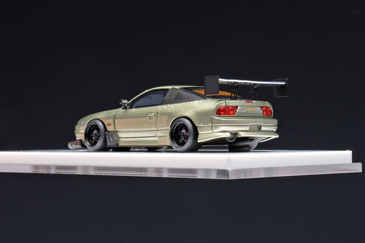 [Preorder] 404error X old school 1:64 Nissan 240sx Streetcar Modified Emerald Green Carbon Cover